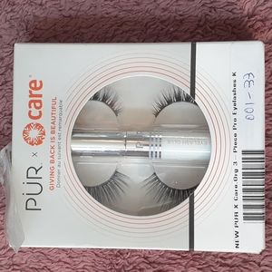 New Listing!! Brand New PUR x Care 3Pc. Eyelash & Adhesive Kit